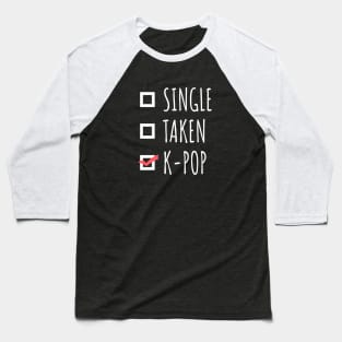 Single Taken K-Pop Baseball T-Shirt